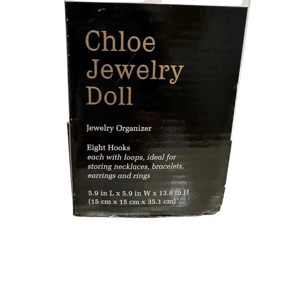 Chloe Jewelry Doll Jewelry Organizer White And Blue NEW IN BOX